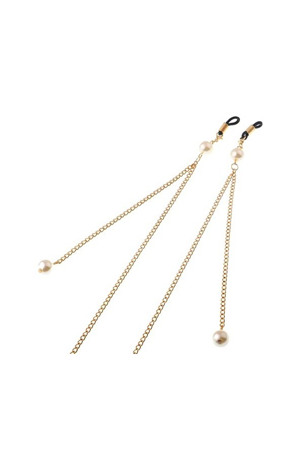 KEMUDO Sangle de Lunettes Lunettes lanière for Femmes Vintage Perle Pendentif Masque chaînes élégant Oeil chaîne Porte-chaîne