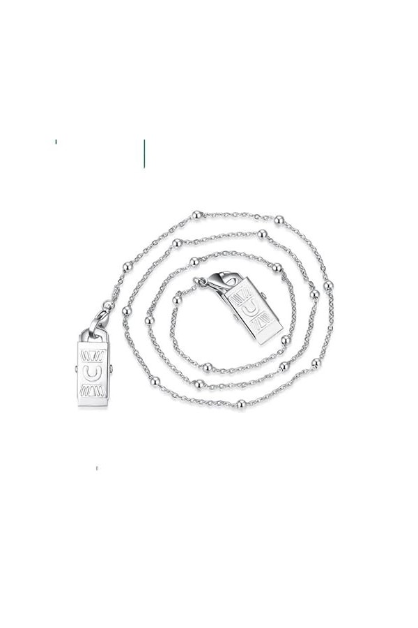 KEMUDO Longe Lunettes Chaînes for Femmes Métal Perlé Masque Chaînes Avec Clips Élégant Lunettes De Retenue Lunettes Cordon