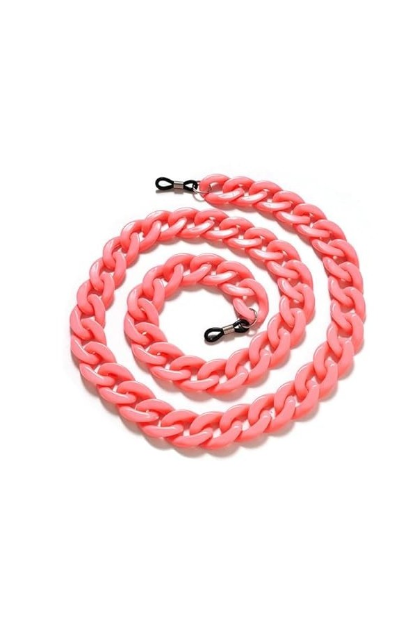 SOREZE Acrylique Lunettes Chaîne Cou Chaînes Lanière Pendentif Masque Titulaire Lunettes Femme Cordes Cordon pour Lunettes Ac