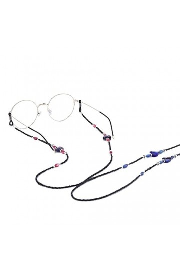 ZORZA Chaînes de Lunettes de Longe for Femmes Accessoire perlé Vintage Cordon de Lunettes élégant Anti-Perte