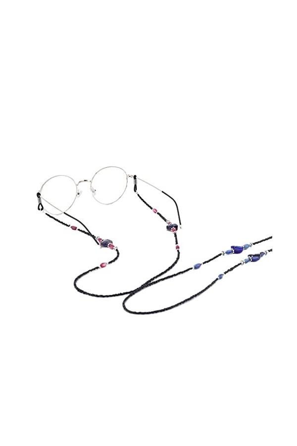 ZORZA Chaînes de Lunettes de Longe for Femmes Accessoire perlé Vintage Cordon de Lunettes élégant Anti-Perte