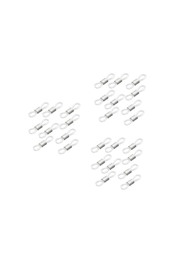 OSALADI 75 Pièces Extrémités De Support De Lunettes Extrémités De Cordon De Lunettes Extrémités De Sangle De Lunettes Extrémi