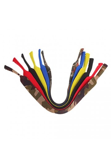 DOITOOL 6 Pièces Lunettes En Néoprène Corde Lunettes De Sport Lunettes De Ski Lunettes À Shot En Verre Cordon De Lunettes Lun