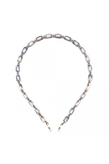 Mode Acrylique Lunettes De Soleil Chaîne Lanière Femmes Antidérapant Lecture Lunettes Clip Titulaire Cou Chaînes Titulaire DI