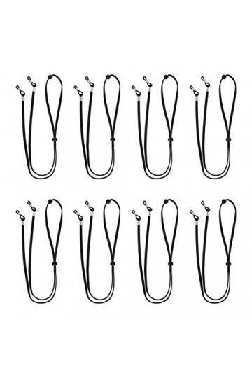 EXCEART Treteaux Reglables 8 Pièces De Lunettes Chaînes Lunettes Titulaire Sangle de Lunettes Expédition Collier Cordon En Ti