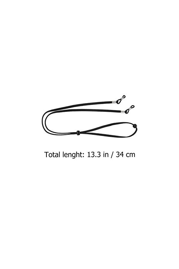EXCEART Treteaux Reglables 8 Pièces De Lunettes Chaînes Lunettes Titulaire Sangle de Lunettes Expédition Collier Cordon En Ti