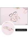 Lot de 2 chaînes de lunettes en métal doré pour masque facial tendance pour lunettes de soleil - Sangles décoratives en verre