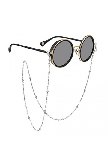 EPIRORA Chaîne de lunettes pour homme et femme – Sangle de lunettes de soleil – Cordon rolo avec oxyde de zirconium – Cordon 