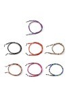 PLABBDPL Lot de 7 Chaînes Lunettes Chaînes Lunettes en Coton Lunettes Tressées Lanière de Cou en Corde Sangle Lunettes Ethniq