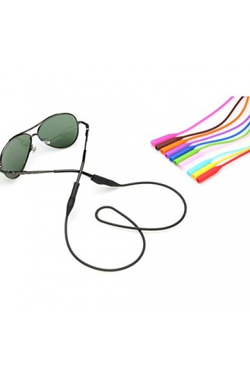 Amorar Universel Chaîne de Lunettes Élasticité de Silicone Porte-Lunettes&nbsp;Cordons à Lunettes Lanière de Lunettes de Soleil Sa