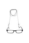 Sangle De Couverture De La Bouche Chaîne à Lunettes Argent Chaînes Et Cordons De Lunettes Pour Hommes Chaînes Et Cordons De L