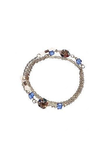 KEMUDO Chaînes de Lunettes de Sangle for Femmes Chaînes de Masque de Perles colorées en métal Cordon de Lunettes élégant