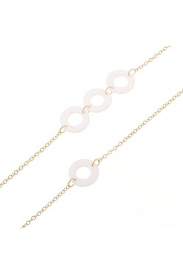 ZORZA Chaînes de Lunettes Longe de Lunettes for Femmes Lunettes de retenue en métal Anti-Perdu Cordon de Lunettes élégant