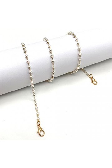 Chaînes de décoration chaîne de lunettes pour femmes rétro lunettes de soleil en métal lanières lunettes cordon support cou s