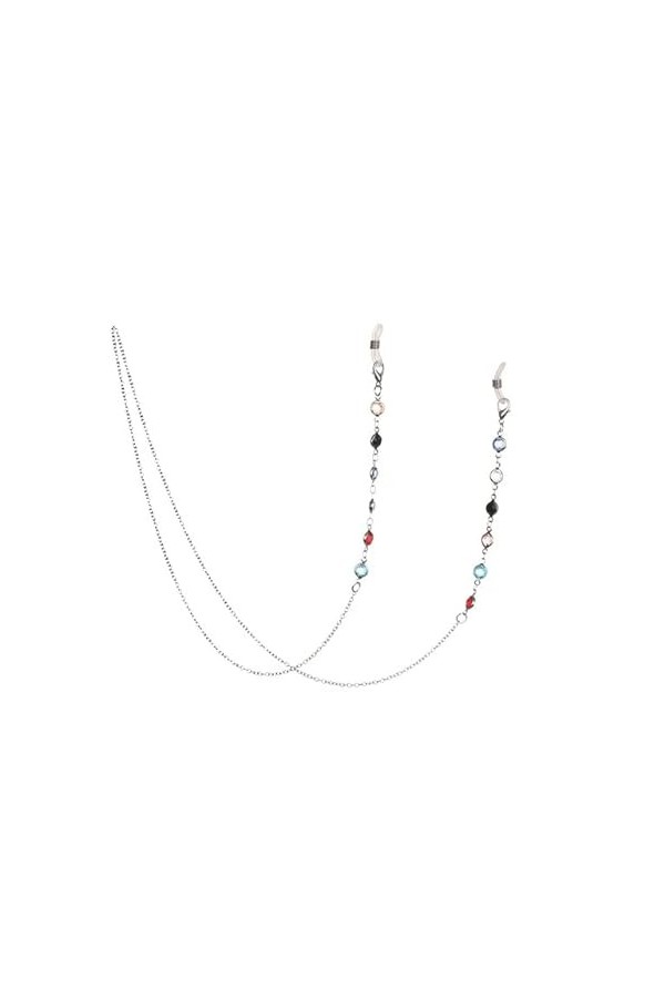 1PC mode Chic femmes or argent lunettes de soleil chaînes lecture lunettes perlées chaîne lunettes cordon lanière lunettes co