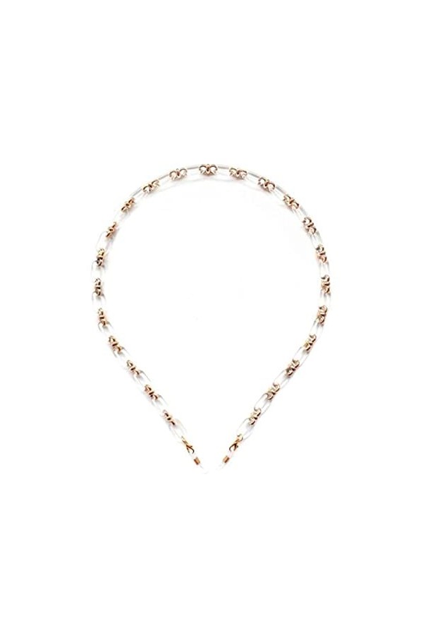 Mode Acrylique Lunettes De Soleil Chaîne Lanière Femmes Antidérapant Lecture Lunettes Clip Titulaire Cou Chaînes Titulaire DI