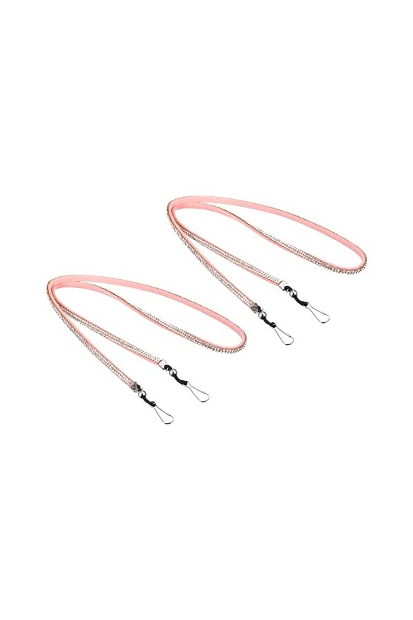 sourcing map Lunettes Support Sangle Cordon, 2Pcs 28" Lunettes Soleil Ficelle Sangle Autour Cou Lunettes Chaîne Chapeau Sangl