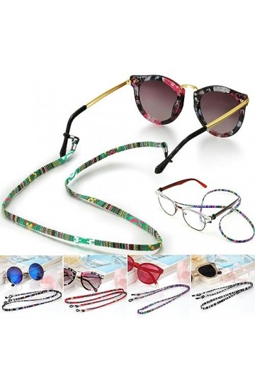 QQLADY Pratique lunettes de soleil lunettes de soleil coton cou chaîne cordon sangle de retenue lunettes lanière titulaire et