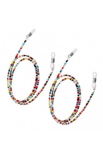 GLSTOY 2 Pièces Cordons De Lunettes Porte-lunettes Autour Du Cou Chaîne De Lunettes Sangle De Lunettes Réglable Bracelet De L