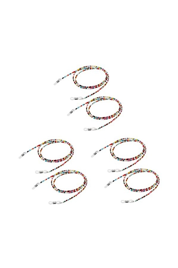 GLSTOY 2 Pièces Cordons De Lunettes Porte-lunettes Autour Du Cou Chaîne De Lunettes Sangle De Lunettes Réglable Bracelet De L
