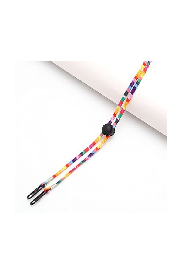 Lunettes de soleil multicolores chaîne cou cordon sangle lunettes lunettes chaîne lanière support pour lunettes de lecture lu