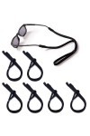 Lot de 6 cordons à lunettes, chaîne à lunettes pour femme, cordon à lunettes de sport, cordon à lunettes pour homme, cordon à