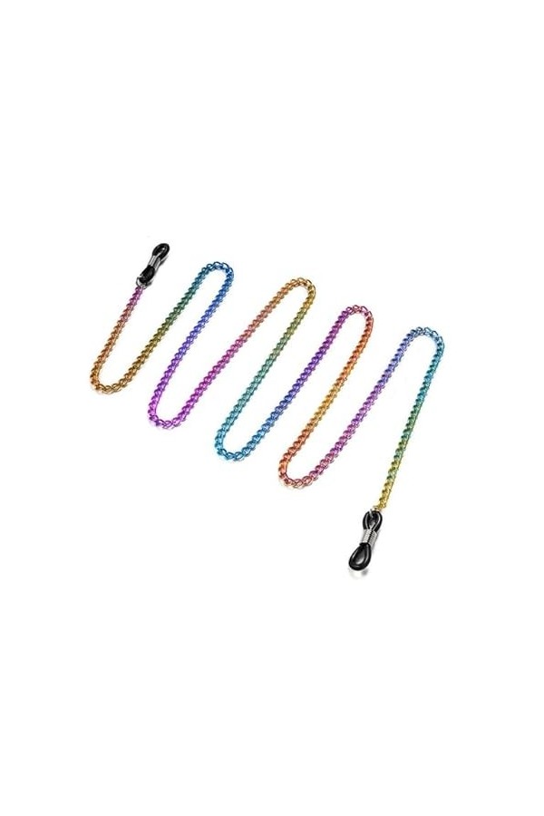 YOGAYE Or Argent Noir Serpent Lien Lunettes Chaînes Lunettes De Lecture Lunettes De Soleil Sangle Cordon Titulaire Masque Vis