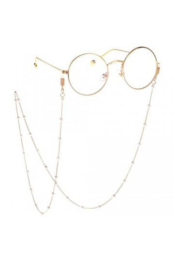 Lunettes Longe Chaînes De Lunettes for Femmes Perle Perlée Lunettes De Retenue Élégant Lunettes Cordon Convient pour Les Lune