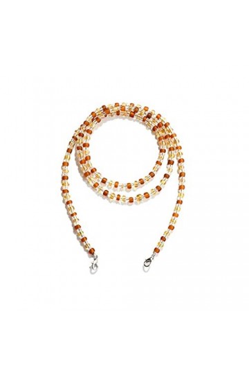 HOOENG Lunettes Lunettes chaînes for Femmes coloré perlé Masque lanière Mode Cordon Lunettes chaîne chaîne Titulaire