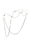 Chaînes Sangle de lunettes for femmes Chaînes de masque détoile en métal Chaînes de lunettes simples et élégantes Cordon de 
