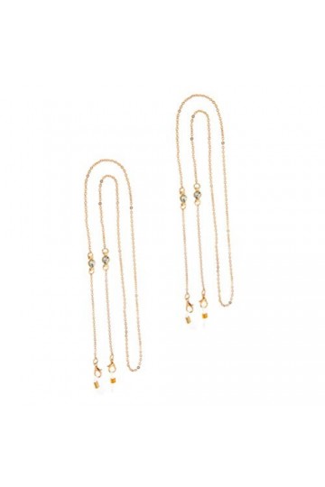 EXCEART 2 Pièces Lunettes Chaîne Titulaire De La Chaîne De Lunettes Cordons Multifonctionnel Lunettes De Soleil De Mode Courr