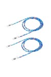 Healifty 2 Pièces Porte-Lunettes Sangle Chaîne De Lunettes Lunettes Cordon Lunettes Sangle De Retenue Lunettes Sangle De Sécu