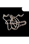 Chaîne de lunettes en métal antidérapant cordon porte-lunettes de soleil sangle collier femmes hommes or argent couleur lunet
