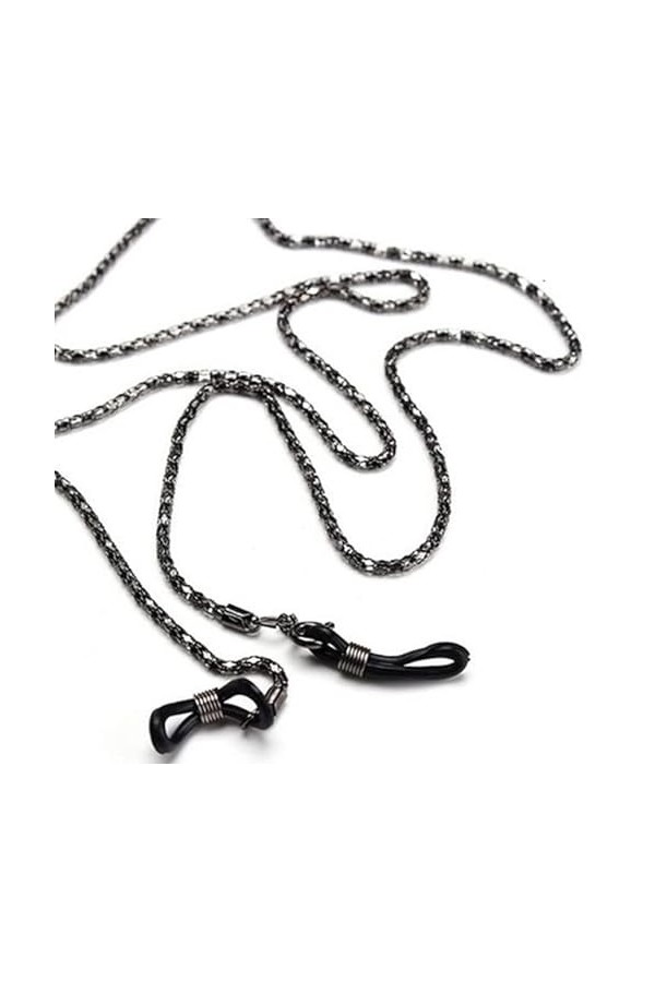 Chaîne de lunettes en métal antidérapant cordon porte-lunettes de soleil sangle collier femmes hommes or argent couleur lunet