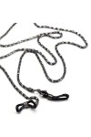 Chaîne de lunettes en métal antidérapant cordon porte-lunettes de soleil sangle collier femmes hommes or argent couleur lunet