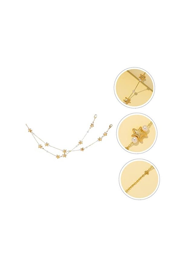 Hemobllo 1Pc Lunettes Chaîne Porte-Lunettes Chaînes Pour Femmes Lunettes De Retenue Visage Lanière Retenue Couverture Du Visa