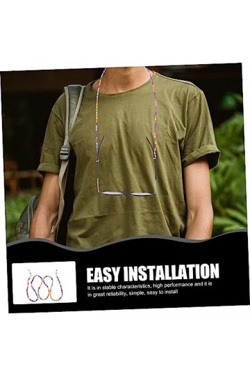 GOOHOCHY Porte-lunettes Sangle De Lunettes Cordon De Collier De Collier Chaîne De Lunettes Cordon Pour Lunettes Sangles De Lu