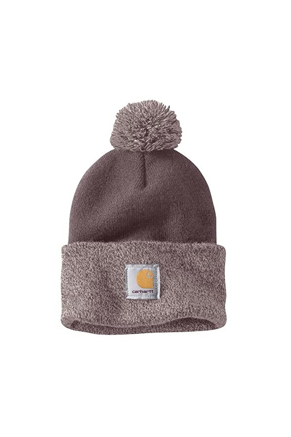 Carhartt Bonnet dhiver avec logo et pompon, Skystone, taille unique