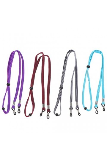 EXCEART 4 Pièces Cordon Dexercice Élastique Boucle Dextension Du Cordon Doreille Cordon De Lunette De Verres Cordes Chaîne