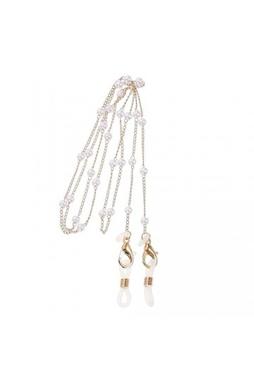 Abaodam Écouteur Chaîne Perles Colliers Pour Femmes Boucle DOreille Titulaires Espejuelos Para Mujer Perlé Écouteur Lanière 