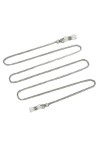 QQLADY Or Argent Noir Serpent Lien Lunettes Chaînes Lunettes De Lecture Lunettes De Soleil Sangle Cordon Titulaire Masque Vis