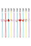 Hifot 10 Pièces Cordon Lunettes, Licorne Renard Papillon Sirène Réglable Universel Masque Chaîne Lunettes de Soleil Cordon, S