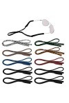 SENHAI 10 pièces Sangles de Lunettes de Soleil pour Hommes, Femmes et Enfants, Retenues de Lunettes Ajustables Porte-Nuque Co