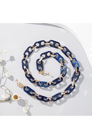 Duories 1 Porte-Lunettes en Acrylique pour Femme,Lunettes de Soleil,Chane de Lunettes de Sport,Cordon de Lunettes,Cordon de L