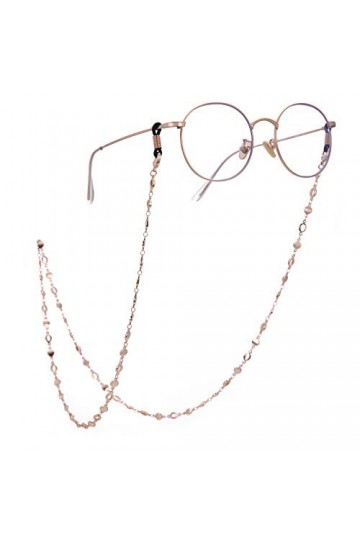 TEAMER Support de sangles de lunettes de lecture, chaîne de lunettes de cercle élégant et cordons de longes pour femmes