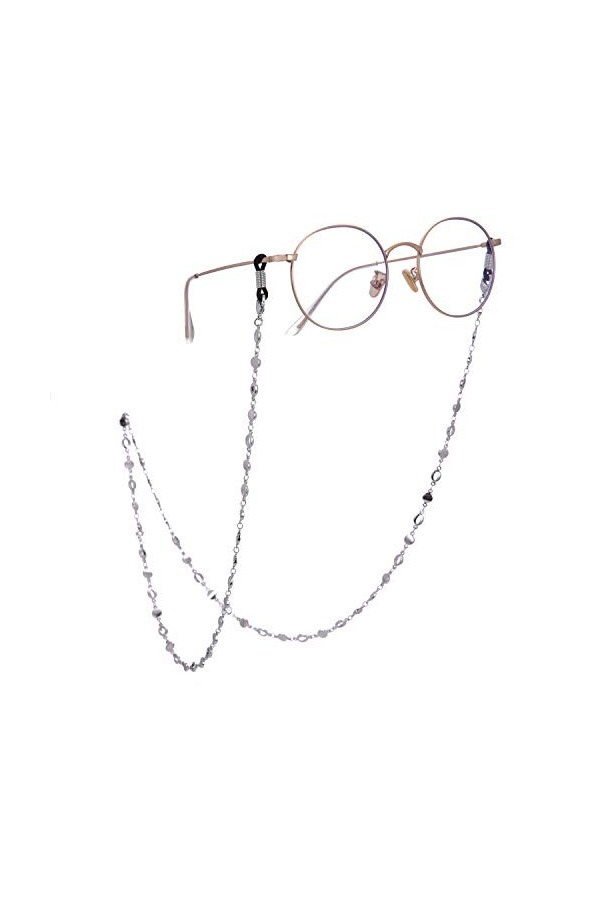 TEAMER Support de sangles de lunettes de lecture, chaîne de lunettes de cercle élégant et cordons de longes pour femmes
