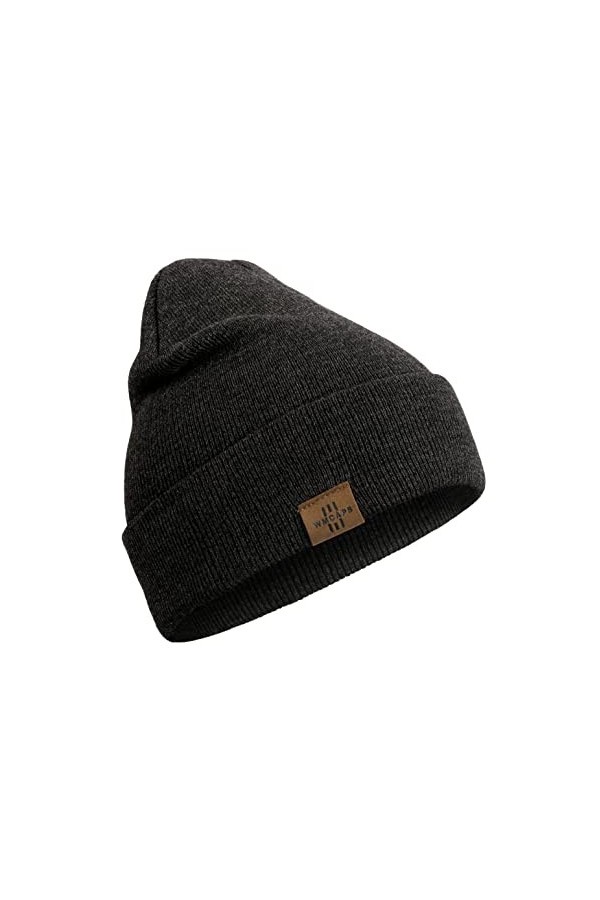 Bonnet pour homme, bonnet doux et confortable, respirant, chapeau dhiver pour femme et homme, cadeau pour homme, Gris ardois