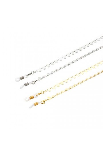 EXCEART 2 Pcs Chaînes de Lunettes pour Femmes Mode Coeur Conception Lunettes de Soleil Lunettes Chaîne Lunettes Sangle Lunett