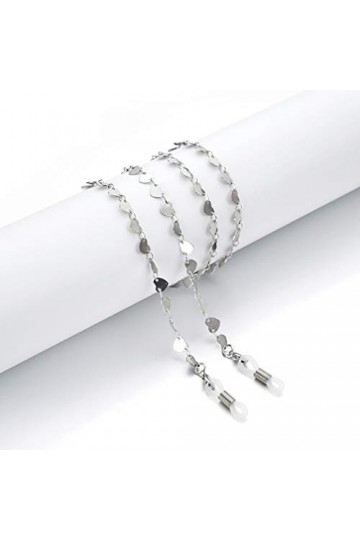 EXCEART 2 Pcs Chaînes de Lunettes pour Femmes Mode Coeur Conception Lunettes de Soleil Lunettes Chaîne Lunettes Sangle Lunett