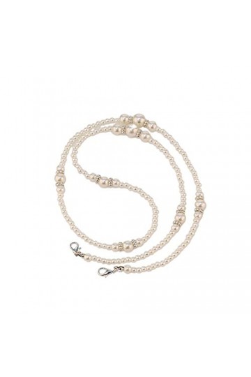 OMNIOF Chaînes de Lunettes de Sangle for Femmes perlées chaîne de Cou Anti-Perte Simple Cordon de Lunettes élégant Convient p